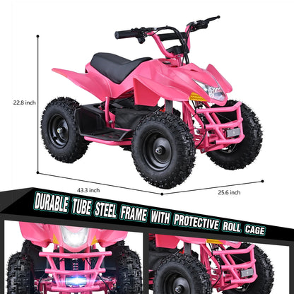 Hoverheart 36V 500W Electric ATV Dirt Quad w/ Disc Brakes | 15 mph