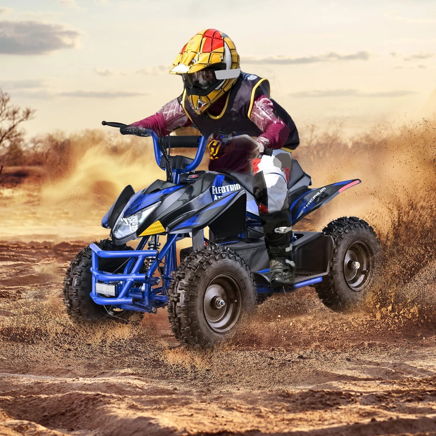 Hoverheart 36V 500W Electric ATV Dirt Quad w/ Disc Brakes | 15 mph