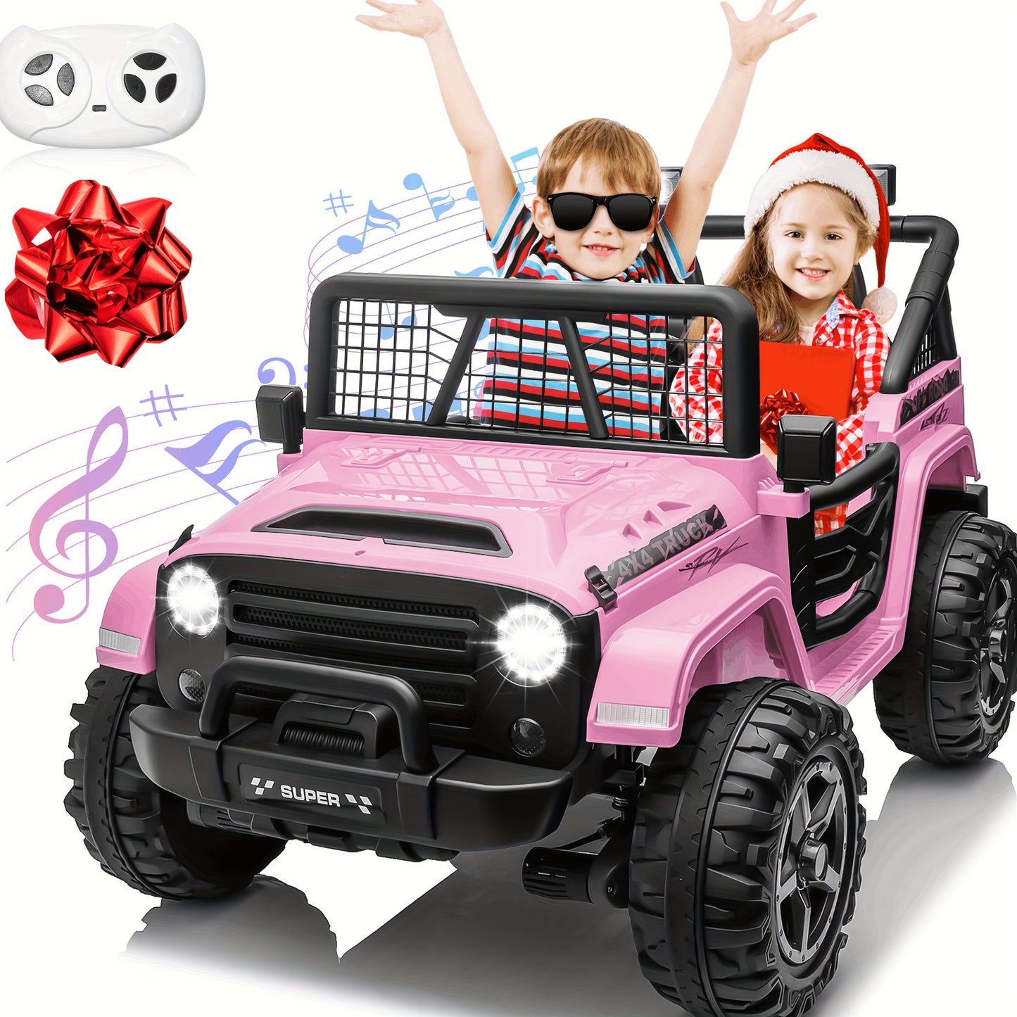 Lil Drivers 24V XL 4WD Ride-On Jeep w/ Remote & 20” Seat | 2-Seater