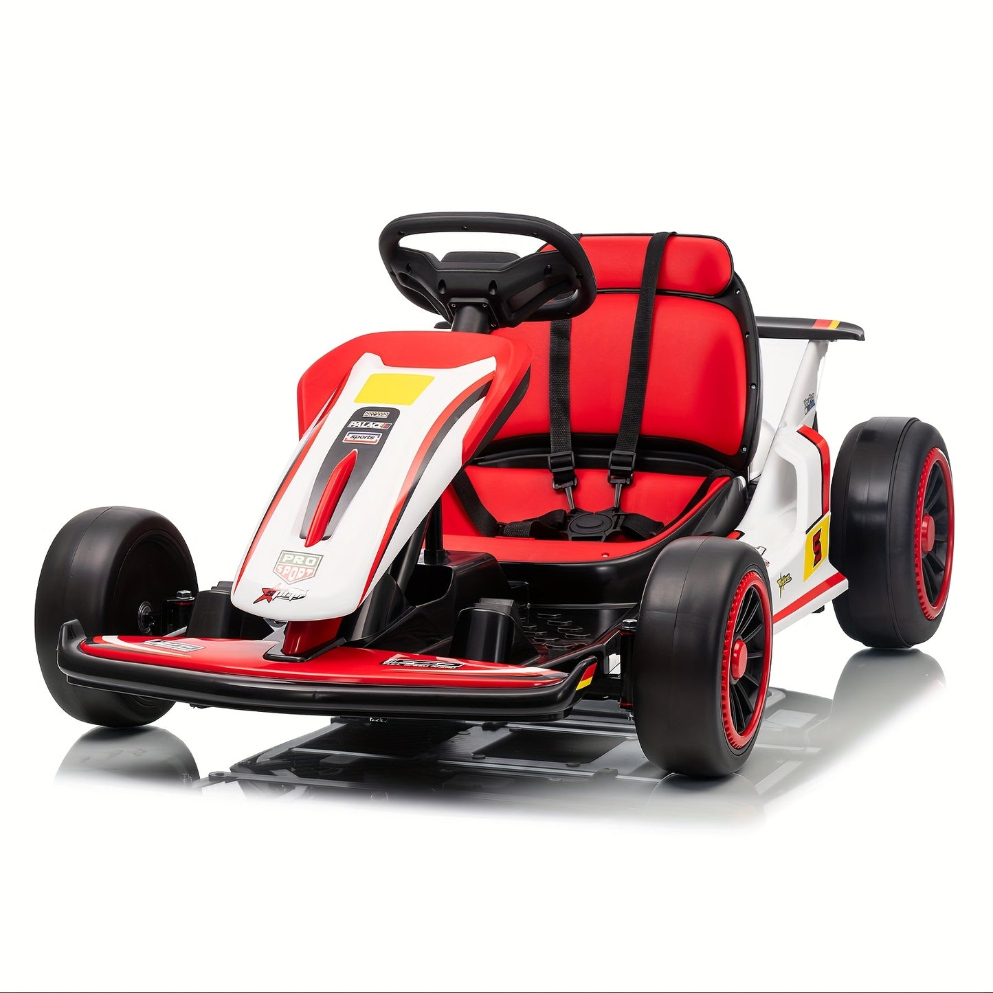 24V Electric Go Kart Drift Cart for Kids | All-Terrain Electric Ride-On Car for Boys/Girls Ages 4-14