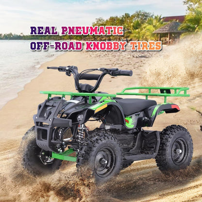 36V Electric ATV Dirt Quad for Kids | 4-Wheel Drive