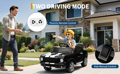 Lil Drivers 12V Toddler Ride-On Car w/ Remote, Lights & Safety Belt | 1-Seater