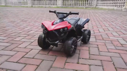 6V ATV Quad for Kids - Powerful and Safe Ride-On Toy with Rechargeable Battery - Forward and Reverse Driving - Max Weight Capacity of 55 LBS - Ages 1-3 Years | All-Terrain Powerful Drive | Perfect Gift for Toddlers